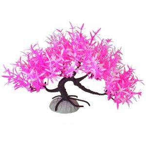 Hiasan aquarium Bonsai warna warni dekorasi aquascape bonsai