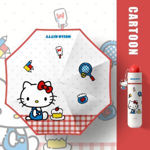 NextKiss HelloKitty Đèn Pin Tự Động Chống Nắng Và Chống Mưa Cho Phụ Nữ Dễ Thương Chất Liệu Chống Tia UV Chống Thấm Nước Chống Thấm Nước