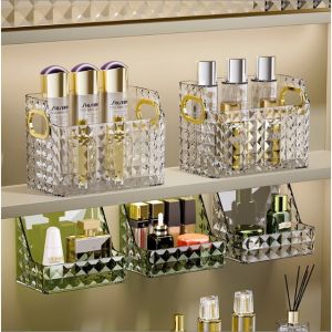 DD766 ลายเพชร กล่องเก็บเครื่องสําอาง ขนาดเล็ก อุปกรณ์กล่องเป็น กล่องเก็บ DD766