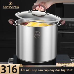 Nồi Nấu Sâu Inox 316 Đạt Chuẩn Thực Phẩm
