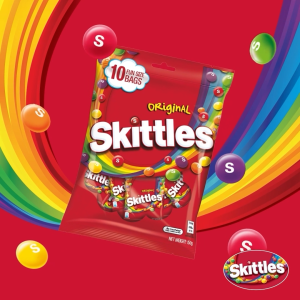 Skittles Funsize Share Bag 150G (10X15G) [Snack/Candy/Sweet]