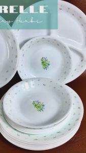 Corelle USA - Country Herbs - [Bán Lẻ] 01 Món Tô Hoặc Dĩa Đồng Thảo