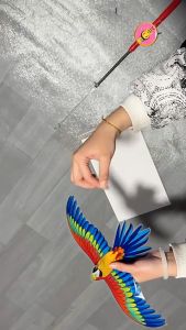 Mainan Layangan Karakter Anak Anak Kite Layang Layang Kecil Phoenix Ultraman Angsa Burung Rajawali Dengan Tongkat Joran Layang