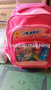 Balo kéo cho học sinh 2 công chúa - bé gái có cần kéo ( Trung)