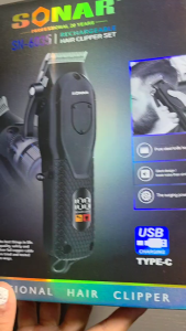 Sonar Sn-6035 Hair Clipper Lengkap Alat Cukur Rambut
