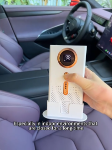 MISSO Portable Car Purifier: Wireless & Ozone Generator for Odor Removal & Anti-Bacteria