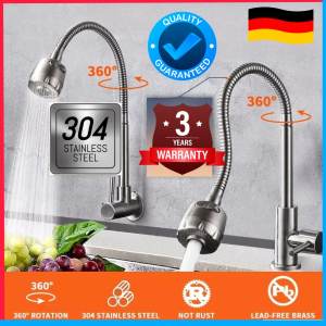 ✅Best Seller Kitchen Faucet 304 Stainless Steel 360° Flex Rotation Universal Two Effluent Kitchen Faucet for Sink Kitchen Faucet 304 Stainless Steel 360° Flex Rotation Universal Two Effluent Kitchen Faucet for Sink Premium Quality Faucet Sink🔝.