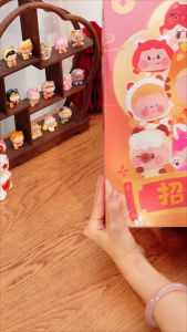 [Ready Stock] 20 PCS Amaryllis x Fortune Cat Collaboration Cute Plush Blind Bag