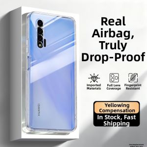 DAOWAIREN | New Transparent Silicone Full Coverage Ultra Thin Air Cushion Anti-Fall Phone Case