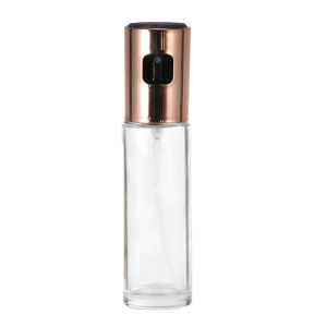 100ML Olive Oil Sprayer Bottle Transparent Glass Push Type Oil Bottle Dispenser Portable BBQ Kitchen Cooking Tools