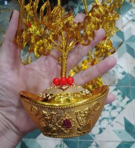 Gốc sen gốc thỏi vàng xi nhưa bán sỉ 10 gốc làm cây tài lộc cành vàng lá ngọc