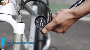 ROCKBROS Bơm Phuộc Trước Kèm Đồng Hồ Đo Bơm Hơi Xe Máy Đa Năng 300 PSI Bơm Lốp Xe Đạp Hợp Kim Nhôm Tiện Dụng Phụ Kiện Xe Đạp