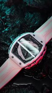 Mark Fairwhale | MARK FAIRWHALE Watches for Man 5690 New Resin Case Chronograph Calendar Waterproof Men Watch Sports Silicone Strap Reloj Hombre