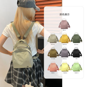 Mini Lightweight Multi-Layer Shell Womens Backpack Crossbody Shoulder Bag 2025 New Style Casual Simple Design Teenager Business