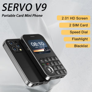 2025 NEW SERVO V9 2G GSM Mini Mobile Phone 2.01\" Display Speed Dial Magic Voice Dual SIM FM Radio Small Feature Phone Keyboard