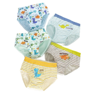 5 Pack/Box New Cartoon Dinosaur Boys Panties Cotton Children Underwear Pants Kids Triangle Underpants Breathable Briefs For Boys