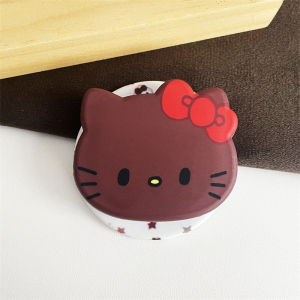 Ốp Điện Thoại iPhone Có Giá Đỡ Từ Tính Magsafe Hello Kitty Hoạt Hình 3D Dễ Thương Chất Liệu Silicon Mềm Mại Có Thể Gập Lại Kiểu Dáng Như Túi Khí