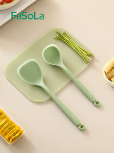 Thìa Chống Dính Bằng Silicon FaSoLa Dùng Cho Nồi Chống Dính Thìa Nấu Súp Dụng Cụ Nhà Bếp Cấp Thực Phẩm Chịu Nhiệt Độ Cao