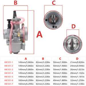 Bộ Chế Hòa Khí Xe Máy Phổ Thông Cho KOSO PWK 125 300cc 2 4 Thì Phụ Kiện Xe Địa Hình Xe Mô Tô Địa Hình Bộ Lọc Không Khí & Hệ Thống 21-34mm