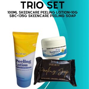 Trio Set 100ml SkeenCare Peeling Lotion+10g SBC+Premium Peeling Soap