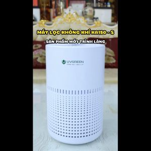 Máy Lọc Không Khí Diệt Khuẩn UVGREEN KA150 15m2 - Công Nghệ UVC LED hiện đại Lõi Lọc HEPA H13 Lọc Sạch 9997% Bụi Mịn Mùi Khói Lông Thú Cưng Bảo Hành 24 Tháng