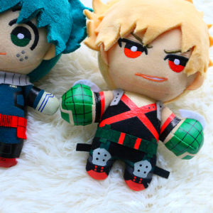 Bandai | My Hero Academia 10CM Cute Plush Anime Doll Small Pendant Backpack Decoration Japanese Style Soft Toy