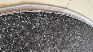 VIKAMA Hoa Sắc Màu Sống Động Thảm Nhà Bếp Thảm Trải Sàn Polyester Sang Trọng Cho Lối Vào Thảm Cửa Ra Vào Thảm Đầu Giường Phòng Giặt Thảm Khu Vực Nhà