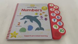 Gold Stars 123 Numbers Sound Book For Kids to Learn Simple Math