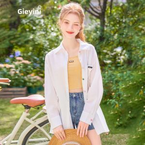 HEYINI | Áo Nữ Ngọt Ngào Thời Trang Thoáng Khí Nhẹ Kiểu BF Quá Size Chống Tia UV