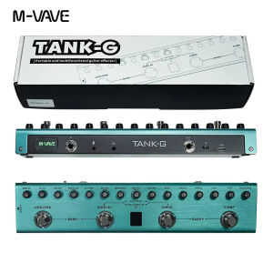 M-VAVE | M-VAVE Tank-G Guitar Multi-effects Pedal Processor 36 Presets 9 Preamp Slots 8 IR Cab Slots 3 Modulation/Delay/Reverb