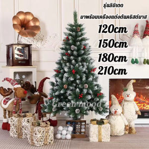 ส่งจากไทย! ต้นคริสต์มาสแต่งให้เรียบร้อย สูง 120cm 150cm 180cm 210cm.christmas tree มตกแต่งลูกบอลสีแดงและโคนสน ต้นไม้ปลอม ตกแต่งคริสต์มาส ของแต่งคริสมาส ต้นคริสต์มาส ต้นคริสมาสต์ ต้นคริสต์มาสขนาดใหญ่ - Lazada
