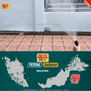 TOTAL Tools 1300W High pressure washer w/free 1pc Integrated rotary nozzle 360° - TGT11336