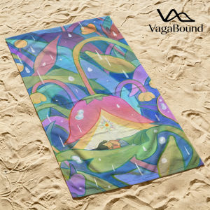 Jungle Bloom Luxury Beach Towels Crafted from Combed Cotton Plush and Absorbent Beach Towel or Pool Towels