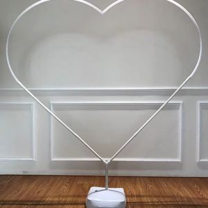 Wedding Decoration 1.5m Heart-shaped Balloon Arch Balloon Arch Support Balloon Ground Floating Column Support
