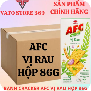 Bánh cracker AFC vị rau hộp 86g