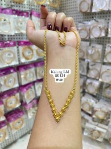 Kalung Matahari Replika Emas 24k Cocok di pake Kondangan Nikahan