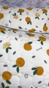 Vỏ gối nằm cotton đũi xơ đậu nành trần bông dày dặn chất vải mềm mịn thoáng mát kích thước 45 x65cm