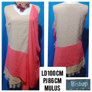 DRESS KUTUNG/SLEEVELESS PINK (BISHOP) 49