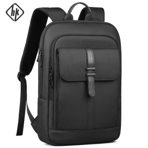 HK Slim 15.6 inch Laptop Backpack for Men Waterproof Business Backpack Anti-Theft School Bag Travel Daypacks for Daily Commute