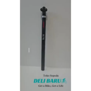 SYTE Seatpost 339 mm model lampu nyala tiang sadel alloy 33.9 mm panjang 55 cm sepeda MTB lipat