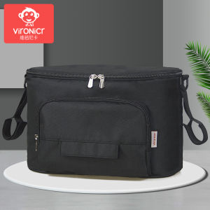 Vironicr Baby Stroller Hanging Bag Storage Basket Universal Accessories for Infant Carts Organizer Bag with Wheels Purchase