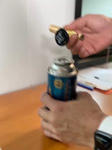 หัวพ่นไฟ หัวพ่นแก๊ส หัวพ่นไฟทองเหลือง สำหรับแก๊สกระป๋อง ไม่ได้แถมแก๊สกระป๋อง