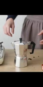 150ML/300ML Moka Coffee Maker Italian Top Moka Espresso Cafetera Expresso Percolator Cafe Coffee Pot Coffee Maker Aluminum Mocha Espresso Percolator Pot Coffee Maker Moka Pot