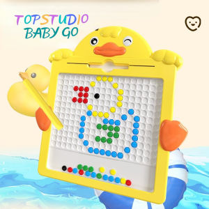 Topstudio Baby Go Magnetic Drawing Board Educational Toy for Boys Girls 3 4 5 6 Years Old Large Doodle Board with Magnetic Pen and Learning Cards Parent-child Interactive Games