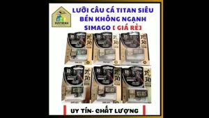 Lưỡi Câu Cá Titan Siêu Bén Không Ngạnh Simago Giá Rẻ