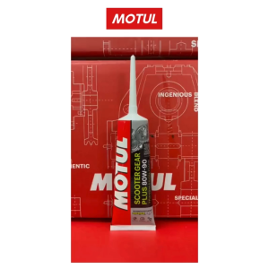 น้ำมันเครื่อง น้ำมันเฟืองท้ายโมตุล MOTUL SCOOTER GEAR PLUS 80W90 ขนาด 120ML ของแท้ขายดีแน่นอน (Motul GEAR)