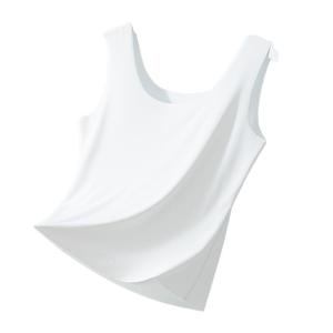 Miiow | MiiOW Womens Ice Silk Strap Vest Thin Summer Sports Top Fitness Base Layer Can Be Worn Outside Seamless Simple Style Pure Color