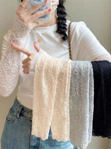 Tay Áo Chống Nắng Ren Mỏng Dài Mùa Hè Cho Nữ Tay Áo Che Nắng Bảo Vệ Cánh Tay Tay Áo Che Chắn Đa Năng Tay Áo Che Vết Thương