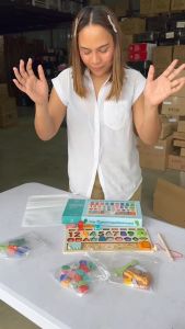 Toykidsshop ของเล่นเด็ก ของเล่นไม้ จิ๊กซอว์ไม้ เสริมพัฒนาการ 3in1 No.0123