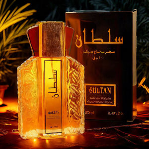 Dubai SULTAN Perfume100ml 24 Hours Musk Essential Oil Scent Authentic Designer Fragrance Perfume Long Lasting Inspired Perfume Love Perfume Body Mist Perfume Light Incense Long Lasting Refreshing Fragrance for Men Women Gift